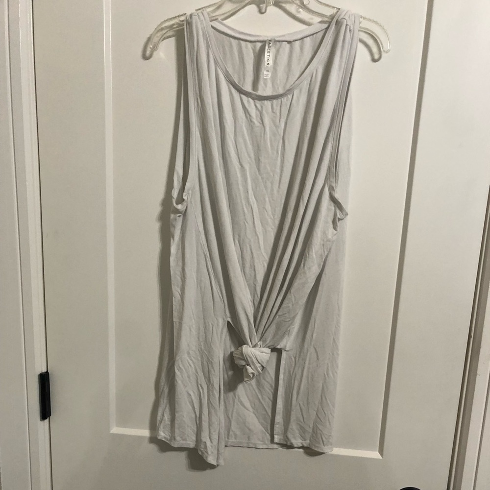 Fabletics- White Sport/Workout Top- Size (XL)